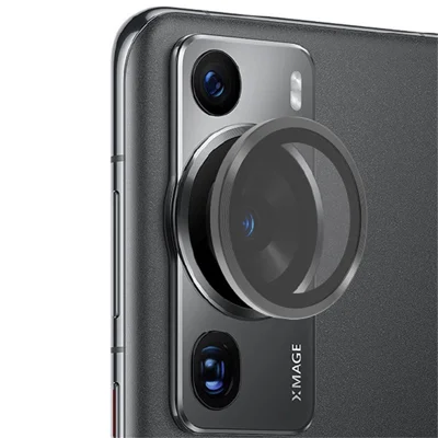 ENKAY HAT PRINCE для Huawei P60 / P60 Pro / P60 Art Защита объектива камеры, алюминиевый сплав с окантовкой, закаленное стекло для задней линзы - черный