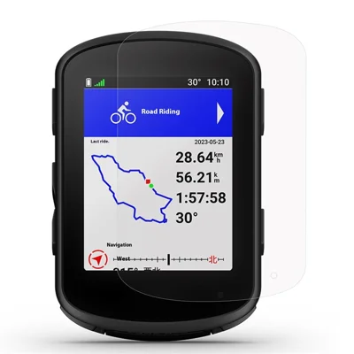 For Garmin Edge 840 Soft PET Screen Protector Scratch-resistant HD Clear Cycling Computer Screen Film
