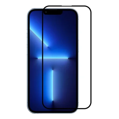 RURIHAI Bildschirmschutz für iPhone 15 Hochaluminium-Siliziumglas Vollkleber Sekundäre Härtungsfolie