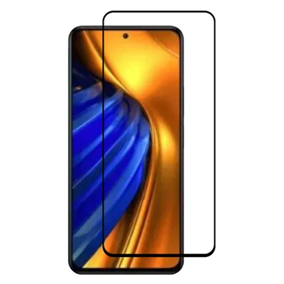 RURIHAI Protector de pantalla de borde negro para Xiaomi Poco F5 Pro 5G / Redmi K60 5G / K60 Pro 5G, película de vidrio de silicato de aluminio de endurecimiento secundario de 2.5D