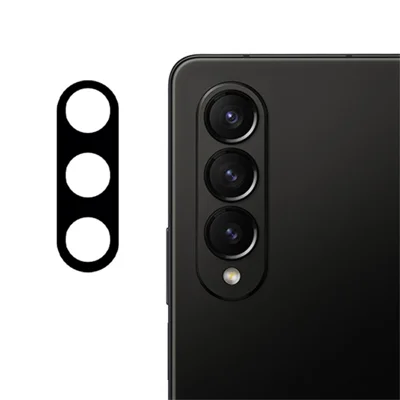 For Samsung Galaxy Z Fold 5G Silk Printing Tempered Glass Lens Film Phone Camera Lens Protector - Sort