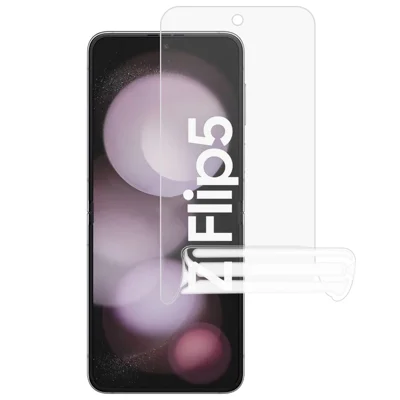 Dla Samsung Galaxy Z Flip5 5G Miękka Hydropłynna Ochraniacza Ekranu TPU na Wewnętrzny Ekran, Pełne Pokrycie, Ochrona Przed Zarysowaniami, HD Folia Ekranowa