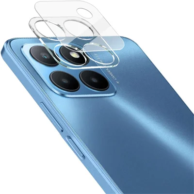 IMAK Para Honor 70 Lite 5G Película de lente integrada clara Protector de vidrio templado + Tapa de lente acrílica