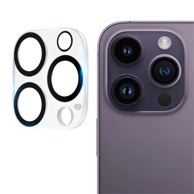For iPhone 15 Pro / 15 Pro Max Anti-scratch Tempered Glass Lens Protector Anti-exposure One-piece Camera Guard