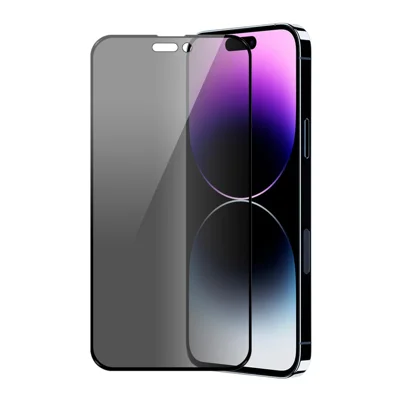 ENKAY HAT PRINCE для iPhone 15 Anti-glare Screen Protector Tempered Glass 28-degree Anti-peep Privacy Film