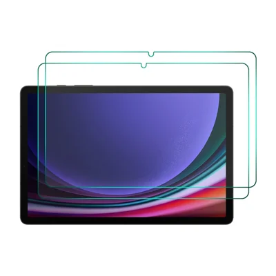 ENKAY HAT PRINCE 2 stk. til Samsung Galaxy Tab S7 / S8 / S9 / S10 FE / S9 FE 0,33 mm Skærmværn 9H 2,5D Højkvalitets aluminium-silikaglas Tabletfilm