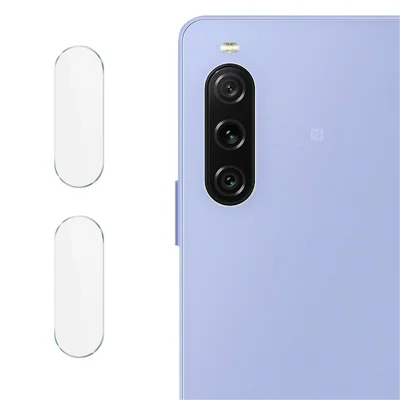 IMAK 2Pcs / Set For Sony Xperia 10 V Camera Lens Protector HD Clear Tempered Glass Lens Film