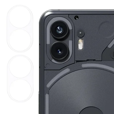 2 stk. til Nothing Phone (2) Kameraobjektivbeskytter 3D Buekant Anti-Krat Tempered Glass Linseside