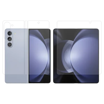 ENKAY HAT PRINCE Hydrogel Film 1 Set Screen Protector for Samsung Galaxy Z Fold5 5G 4-in-1 Full Glue Front Back TPE+PET+TPU Full Cover Film