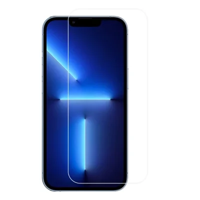 RURIHAI 0.18mm 2.5D Arc Edge Screen Protector per iPhone 15, Pellicola protettiva per schermo in vetro ad alta concentrazione di alluminio e silicio completa di colla