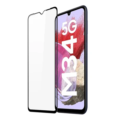 DUX DUCIS For Samsung Galaxy M34 5G Full Screen Protector 2.5D Flat Screen Medium Alumina Glass HD Clear Film