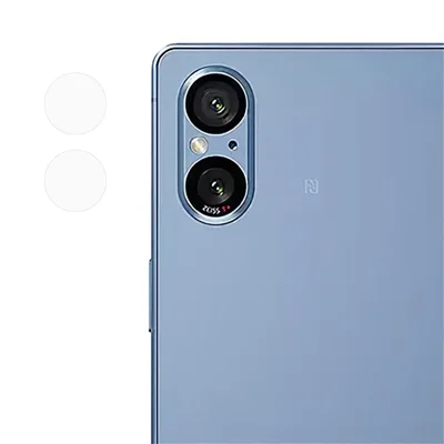 Für Sony Xperia 5 V Hochdurchlässiges gehärtetes Glas-Kameraobjektivschutz Komplett-Abdeckung Kratzfester Film
