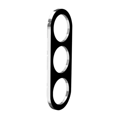ENKAY HAT PRINCE For Samsung Galaxy S23 FE Tempered Glass Lens Film Full Coverage Rear Camera Lens Protector - Black
