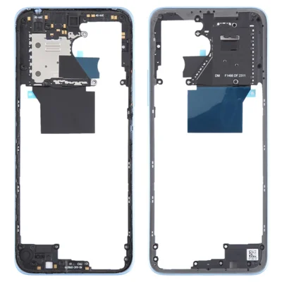 For Xiaomi Redmi 12 4G OEM Middle Housing Plate Frame Part (without Logo) - Blue