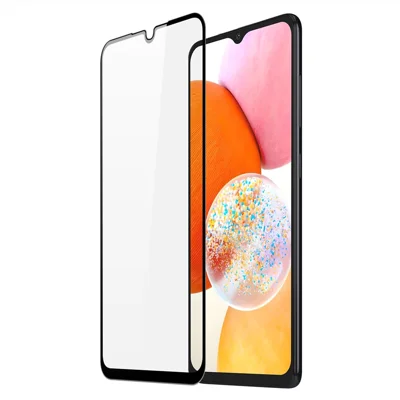 DUX DUCIS för Samsung Galaxy A15 5G / 4G, fullskärmsbeskydd 2.5D platskärm, medium aluminaglas, HD klart film