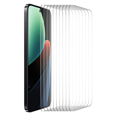 ENKAY HAT PRINCE 10Pcs For Xiaomi 14 High Aluminium-silicon Glass Screen Protector 0.26mm 9H 2.5D Ultra Clear Film