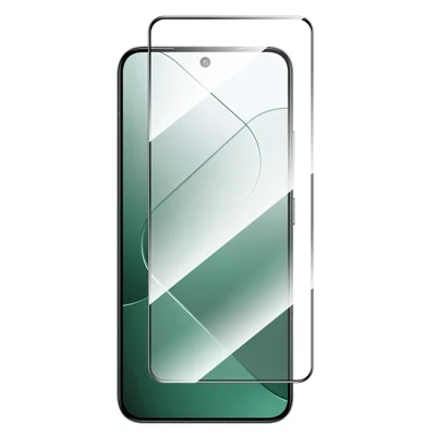 ENKAY HAT PRINCE Pour Xiaomi 14 Full Glue Phone Full Screen Protector 0.26mm 9H 2.5D Silk Printing Film