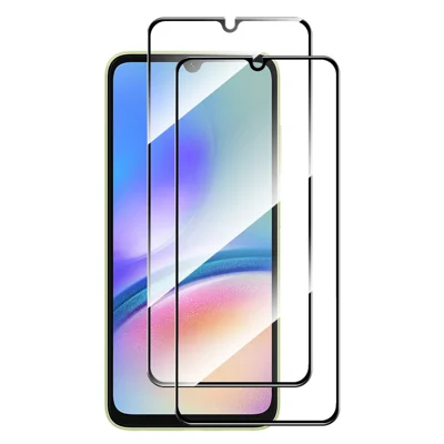 ENKAY HAT PRINCE 2Pcs para Samsung Galaxy A05s 4G Seda Impresión Vidrio de alto aluminio y silicio Protector de pantalla