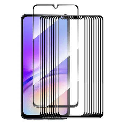 ENKAY HAT PRINCE 10Pcs for Samsung Galaxy A05 4G Silk Printing 0.26mm 9H 2.5D HD Clear Full Screen Protector