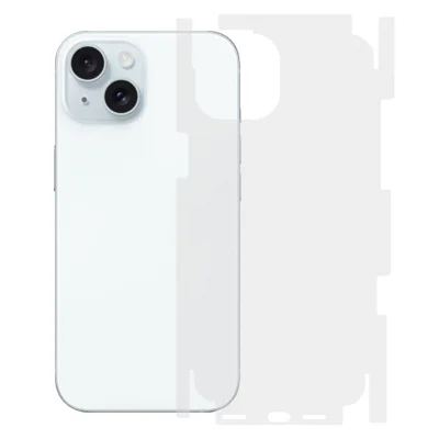 RURIHAI For iPhone 15 Plus Screen Protector Scratch-Resistant Full HD Soft PET Back Screen Film