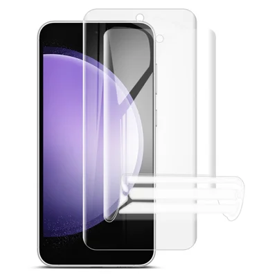IMAK 2Pcs  /  Set Hydrogel Film III for Samsung Galaxy S23 FE Screen Protector HD Clear TPU Phone Screen Film