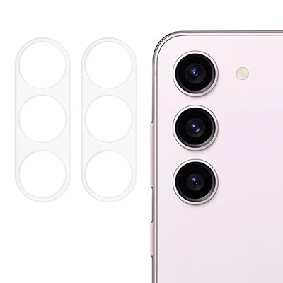 2 pezzi per Samsung Galaxy S24 Camera Lens Protector Vetro temperato antigraffio