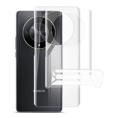 IMAK 2 piezas/juego de película de hidrogel III para protector trasero de teléfono Honor X9b 5G / Magic6 Lite 5G / X50 5G, película trasera de TPU resistente a la abrasión
