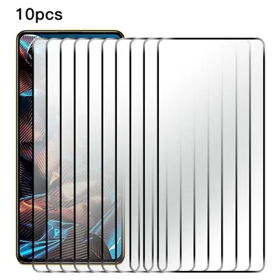 RURIHAI 10Pcs For Xiaomi Poco X6 5G Full Screen Protector 2.5D 0.26mm High Aluminum-Silicon Glass Film