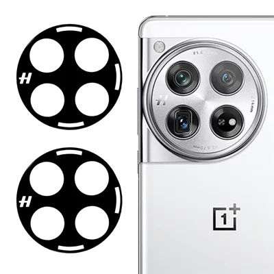 2 stk. til OnePlus 12 5G, kameraobjektivbeskytter af kvalitetsfuldt koglet glas, silkeprintet film