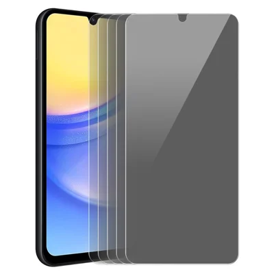 ENKAY HAT PRINCE 5Pcs For Samsung Galaxy A15 4G / A15 5G Anti-Spy Film High Aluminium-silicon Glass Screen Protector