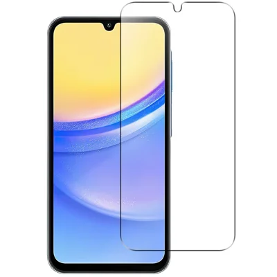 لـ Samsung Galaxy A15 5G حامي شاشة زجاجي مقسّى بدرجة صلابة 9H وحواف قوس 2.5D مع وضوح عالي