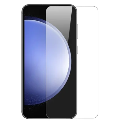NORTHJO A+ For Samsung Galaxy S23 FE Tempered Glass Screen Protector 0.3mm 2.5D Anti-fingerprint Film - Transparent