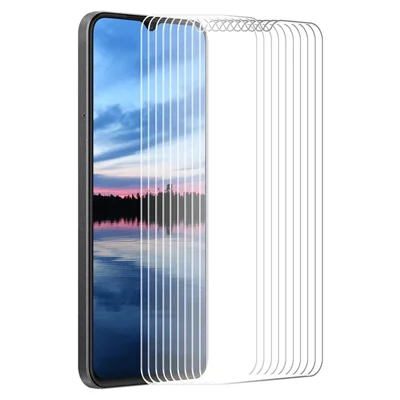 ENKAY HAT PRINCE 10Pcs For Nokia C12 4G Screen Protector High Aluminum-silicon Glass 9H Hardness No Bubbles
