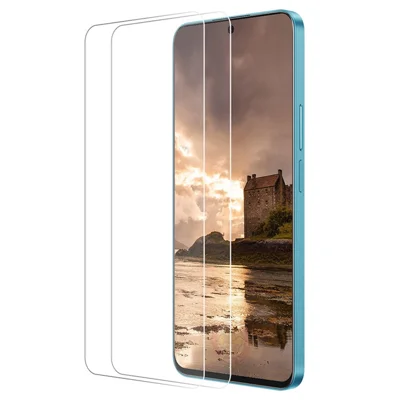 ENKAY HAT PRINCE قطعتان من واقي الشاشة لهاتف Oppo K11x 5G، فيلم من الزجاج عالي السيليكون والألومنيوم، لاصق بالكامل