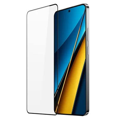 DUX DUCIS For Xiaomi Poco X6 5G Full Screen Protector 2.5D Flat Screen Medium Alumina Glass HD Clear Film