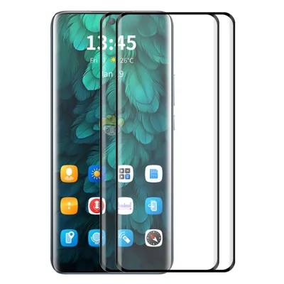 ENKAY HAT PRINCE 2PCS for OnePlus Ace 2 5G / Ace 2 Pro 5G / 11R 5G Film 3D Curved Tempered Glass Support Fingerprint Unlock
