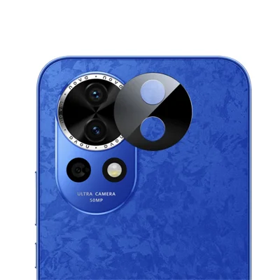 RURIHAI na Huawei nova 12 5G, ochronna folia na obiektyw aparatu z jedwabistym nadrukiem, przezroczysta folia tylna z technologią AR