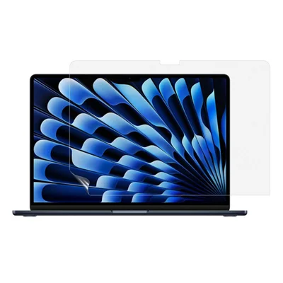 واقي شاشة مقاوم للخدوش غير لامع من مادة PET لهاتف Macbook Air بحجم 15 بوصة (2023) M2 A2941 / (2024) M3 A3114