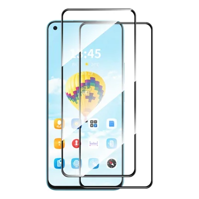 ENKAY HAT PRINCE 2Pcs for Oppo Find X5 Lite High Aluminium-silicon Glass 0.26mm 2.5D Full Screen Proetctor