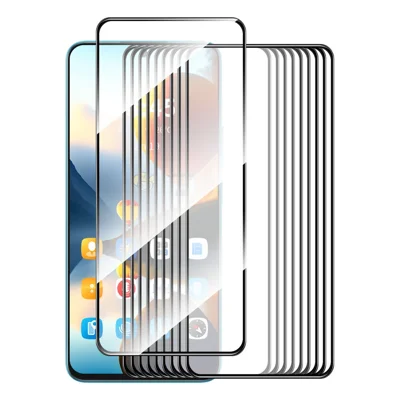 ENKAY HAT PRINCE 10Pcs for Honor Play 50 Plus 5G Anti-explosion Screen Protector Silk Printing HD Clear Film