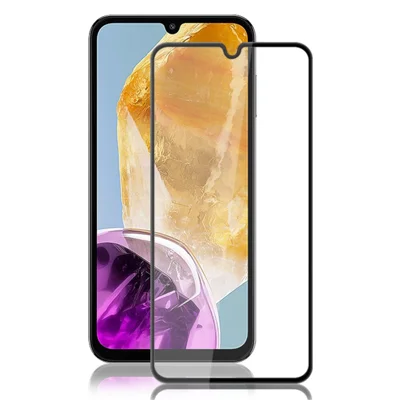 MOCOLO för Samsung Galaxy M15 5G skärmskydd, sekundär förstärkning, helklistrad film - Svart