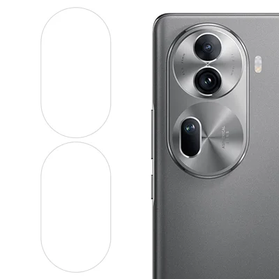 ENKAY HAT PRINCE قطعتين لجهاز Oppo Reno11 Pro 5G (عالمي) فيلم حماية عدسة الكاميرا الشفاف من زجاج عالي الألومنيوم والسيليكون واقي الحماية