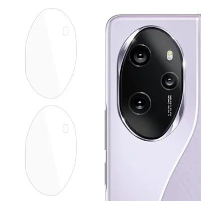 ENKAY HAT PRINCE 2Pcs for Honor 100 Pro 5G Camera Lens Protector Case Friendly High Aluminum-Silicon Glass Lens Film
