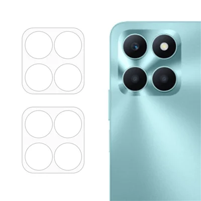 ENKAY HAT PRINCE 2Pcs for Honor X6a 4G Camera Lens Protector High Aluminum-Silicon Glass No Bubbles Lens Film