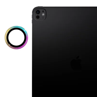 ENKAY HAT PRINCE For iPad Pro 13 (2025) / 13 (2024) Tempered Glass Lens Film Metal Ring Camera Lens Protector - Multi-Color
