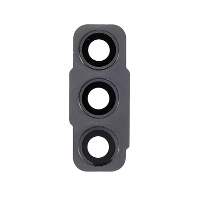For Samsung Galaxy S21 FE 5G OEM Back Camera Lens Ring Cover with Glass Lens Replacement (without Logo) - Grey