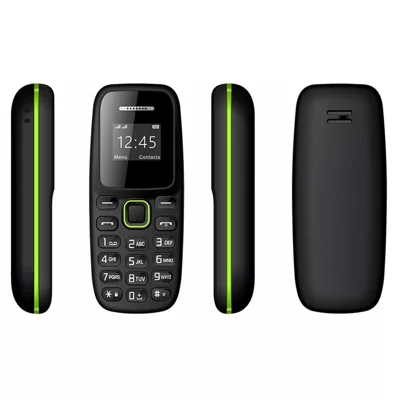BM310 0.66-inch Screen 2G GSM Mobile Phone Dual-SIM Mini Bar Phone - Black