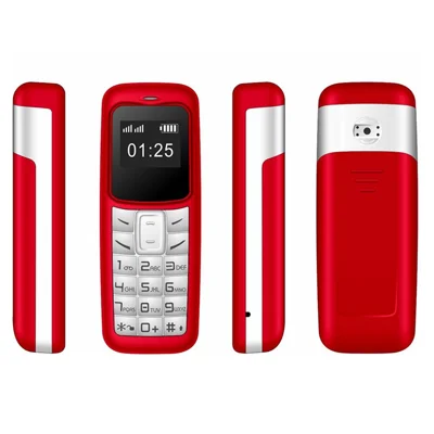 BM30 0.66-inch Screen Senior Mini Bar Phone Single-SIM 2G Cell Phone - Red
