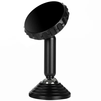 Q7 Suction Cup Bottom Phone Holder Magnetic Car Dashboard Phone Bracket for SUV Vehicle - Black