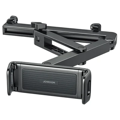JOYROOM JR-ZS433 Auto hoofdsteunhouder tabletstandaard PC + aluminiumlegering dubbele as uitbreidbare standaard